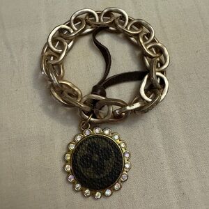 Repurposed LV charm bracelet